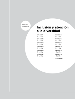 Inclusi&oacute;n y atenci&oacute;n a la diversidad