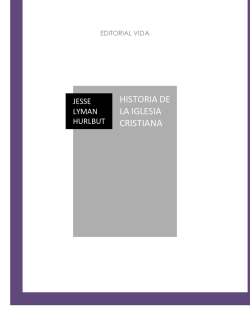 HISTORIA DE LA IGLESIA CRISTIANA