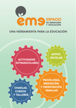 D&iacute;ptico de Servicios y Actividades Extraescolares