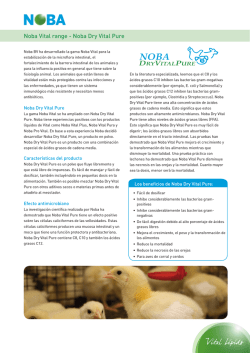 Noba Vital range - Noba Dry Vital Pure