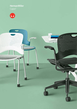 Caper Chairs brochure (Español)