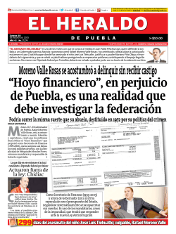 Hoyo financiero - El Heraldo de Puebla