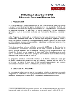 Programa de la Afectividad