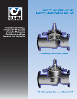 Cómo Operan las Válvulas de Control Automático - Cla-Val