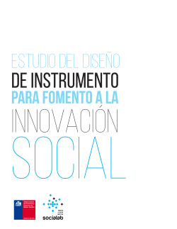 Estudio del Diseño de Instrumento Innovación Social