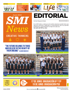 SMI News - Sierra Madre Institute