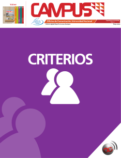 Criterios - Universidad Nacional