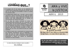AMA y VIVE la JUSTICIA