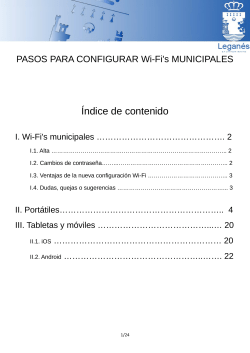Instrucciones acceso Wi-Fi 2015