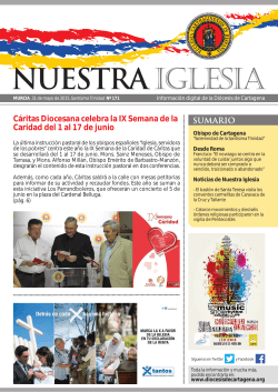 Nuestra Iglesia 171 - Diócesis de Cartagena