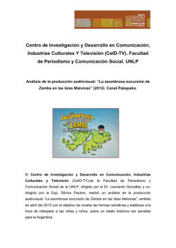 informe completo - Facultad de Periodismo y Comunicación Social