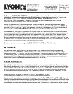 unidades con reostato para control de temperatura
