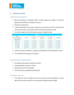 1.-‐ DESGRAVAMEN - Seguros Cencosud