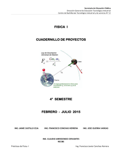 CUADERNILLO DE PROYECTOS FISICA 1 (2015)