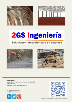 Dossier en PDF. - 2GS Ingeniería