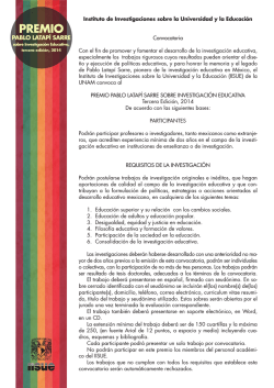 Instituto de Investigaciones sobre la Universidad y la Educaci&oacute;n