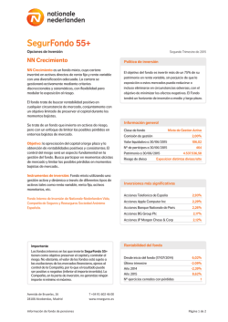 Ficha SegurFondo 55+ - Nationale