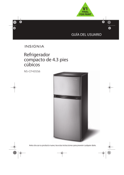 Refrigerador compacto de 4.3 pies cúbicos