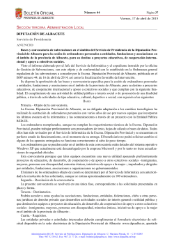 Boletín Oficial de la Provincia de Albacete