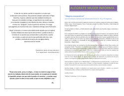 ALÉGRATE MUJER INFORMA