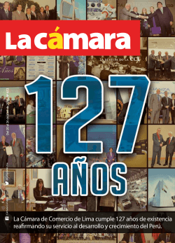 La Cámara de Comercio de Lima cumple 127 años de existencia