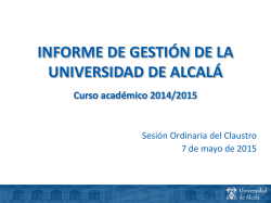 XX años de colaboración Universidad de Alcalá – Santander