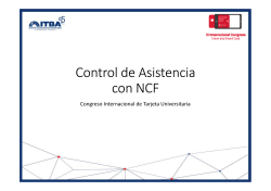 Control de asistencia con NFC - Observatorio Internacional TUI