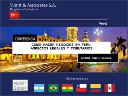 COMO HACER NEGOCIOS EN PERU: ASPECTOS LEGALES Y