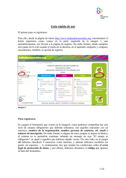 Gu&iacute;a r&aacute;pida de uso - indicadoressociales.org