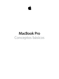 Conceptos básicos del MacBook Pro