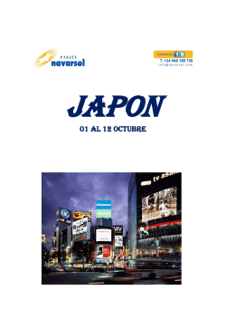 Más info - Viajes Navarsol