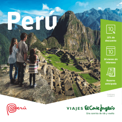 Perú - Viajes el Corte Ingles