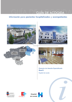 GU&Iacute;A DE ACOGIDA - Hospital de Laredo