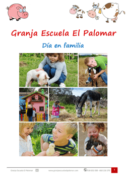 s de los cuentos - Granja Escuela El Palomar