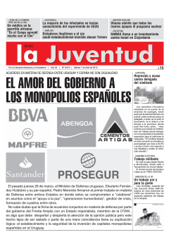 el amor del gobierno a los monopolios españoles