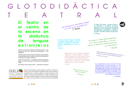 Glotodid&aacute;ctica Teatral