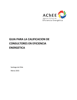 Guia calificacion consultores EE – Marzo 2015