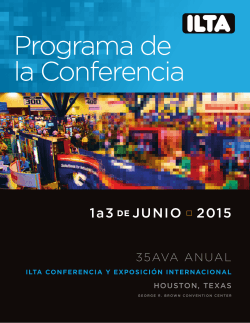 Programa de la Conferencia