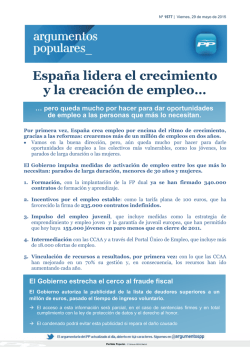 Argumentos populares Nº1577