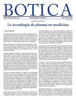 "La tecnología de plasma en plasma medicina"