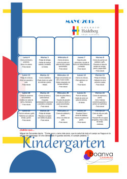 Men&uacute; Infantil - Colegio Heidelberg