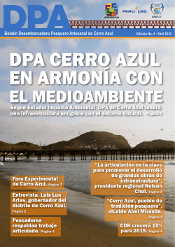 DPA CERRO AZUL EN ARMONÍA CON - Municipalidad Distrital de