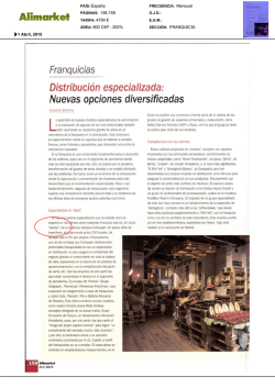 Granier, en Alimarket.