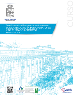 ecocardiograf&iacute;a perioperatoria y de cuidados cr&iacute;ticos