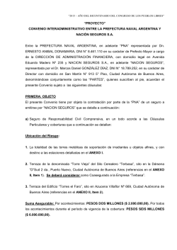SOLICITUD DE PROVISIÓN - Prefectura Naval Argentina