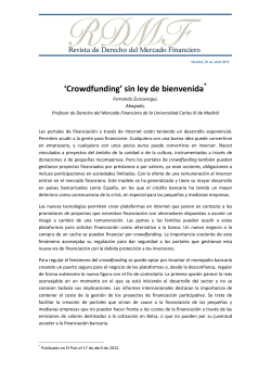 Leer en PDF. - Revista de Derecho del Mercado Financiero RDMF