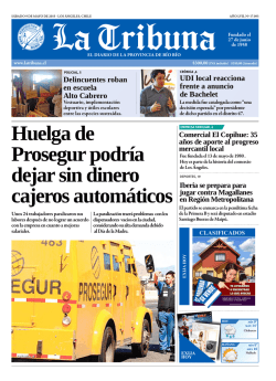 Huelga de Prosegur podr&iacute;a dejar sin dinero cajeros