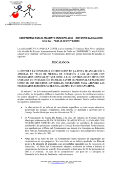 La Coordinadora de Asociaciones por la Integración en Antequera y