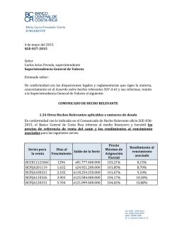 documento oficial - Banco Central de Costa Rica