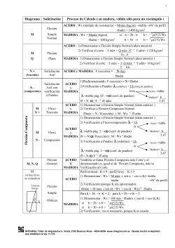 Dimensionamiento de acero y madera